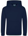 Kinder Hooded Just Hoods Sports Polyester oxford navy